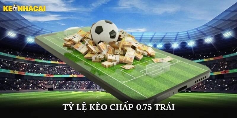 Tỷ lệ kèo chấp ¾ trái
